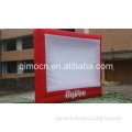 12ft Red & White Outdoor Screen